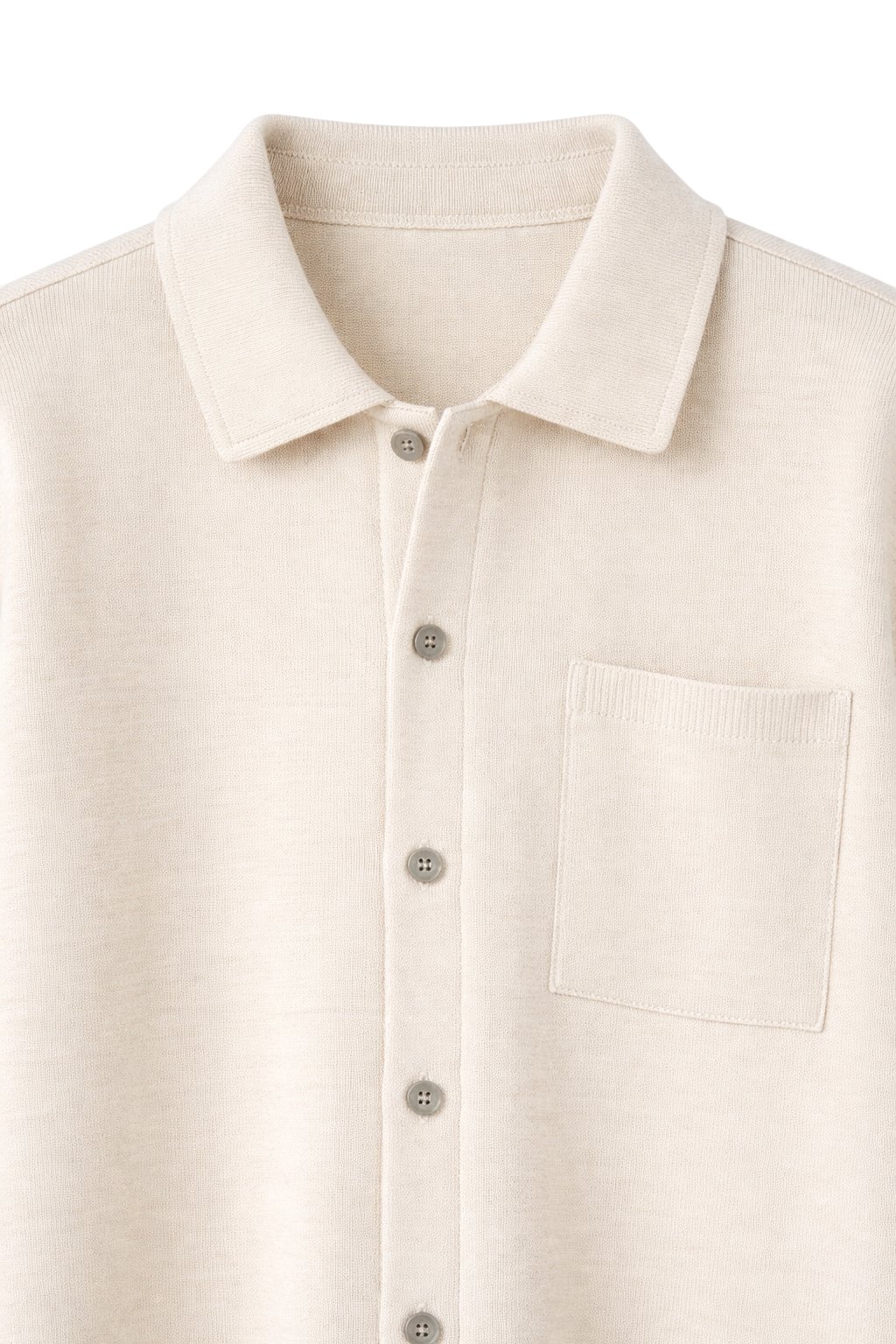 Élan Cotton Knit Polo Shirt