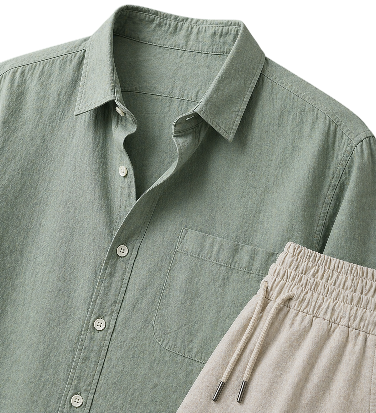 Pura Moss & Stone Linen set