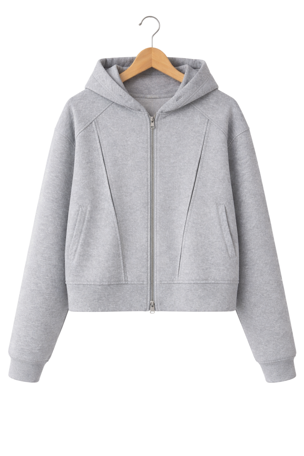 Onyx Structured Cotton Zip Jacket