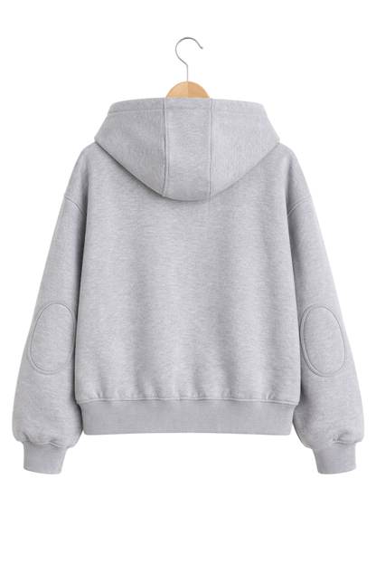 Onyx Structured Cotton Zip Jacket