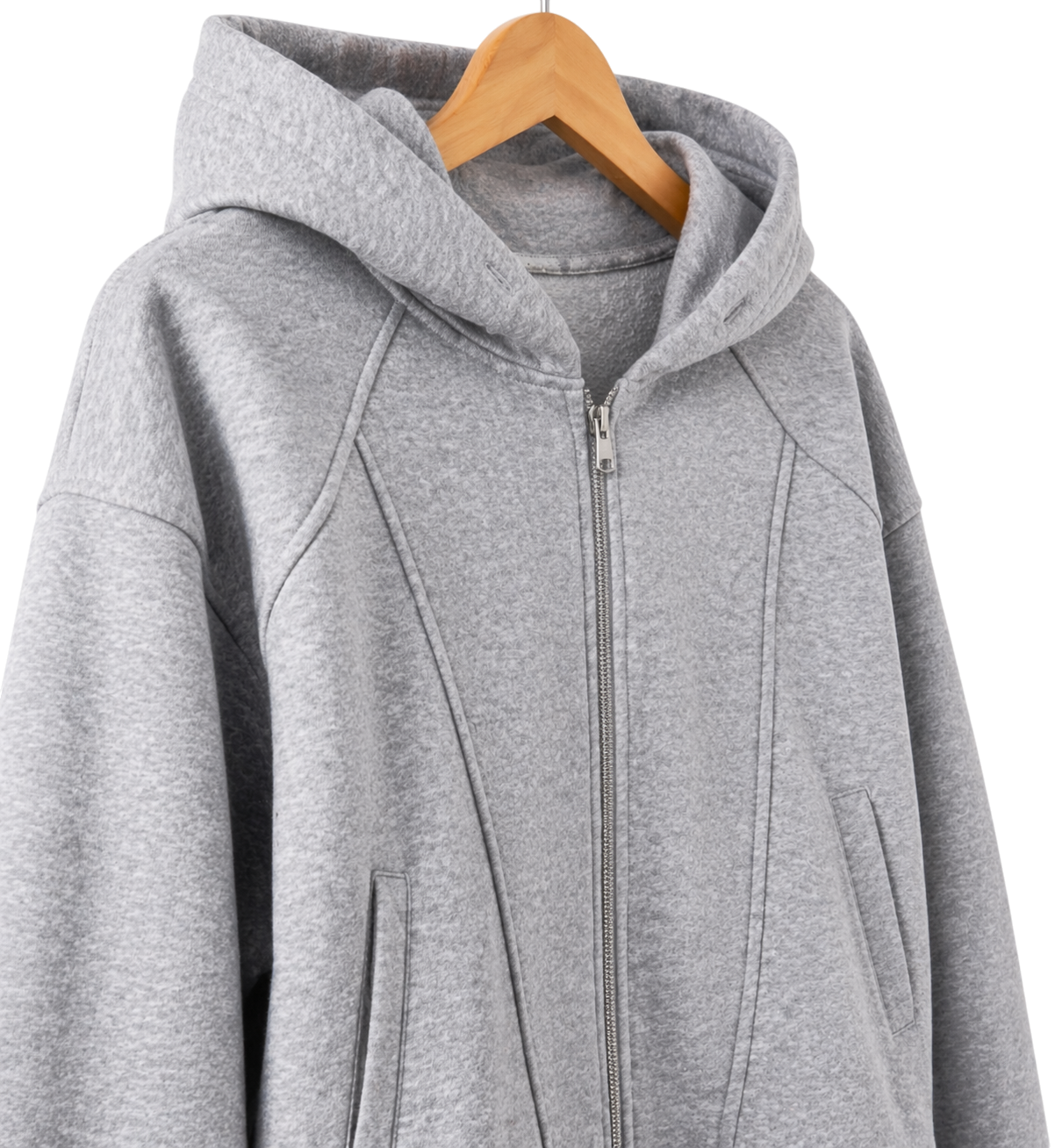Onyx Structured Cotton Zip Jacket
