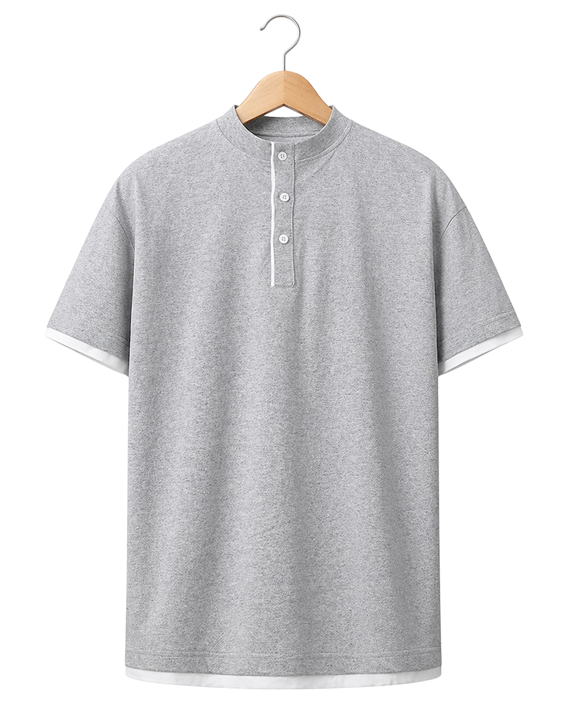 Évaro Cotton Henley Tee