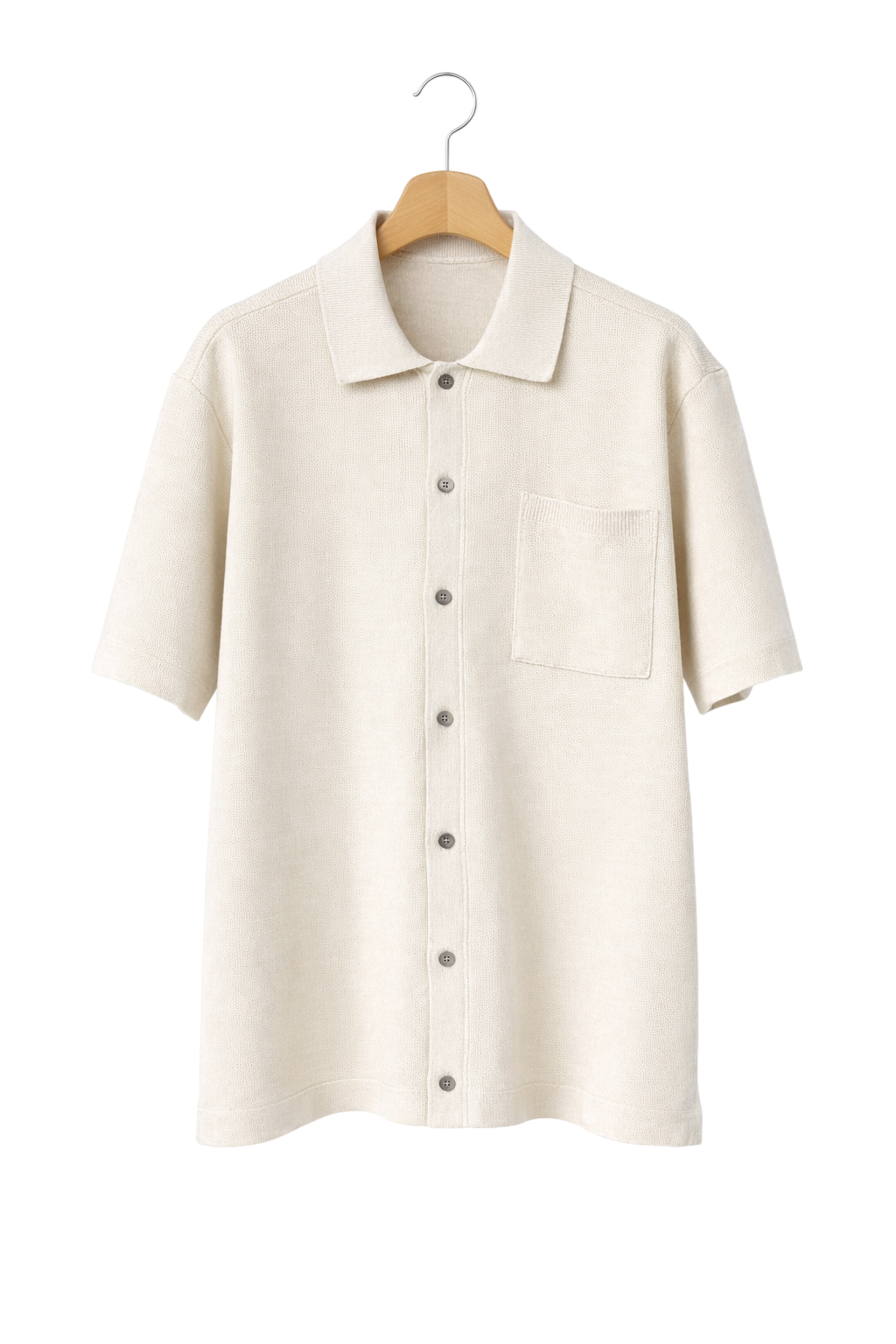 Élan Cotton Knit Polo Shirt
