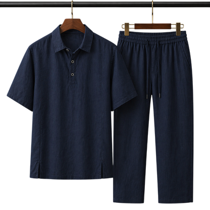 Netto Midnight Navy Linen Set