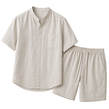 Nobile Linen Ivory Sand Linen Set