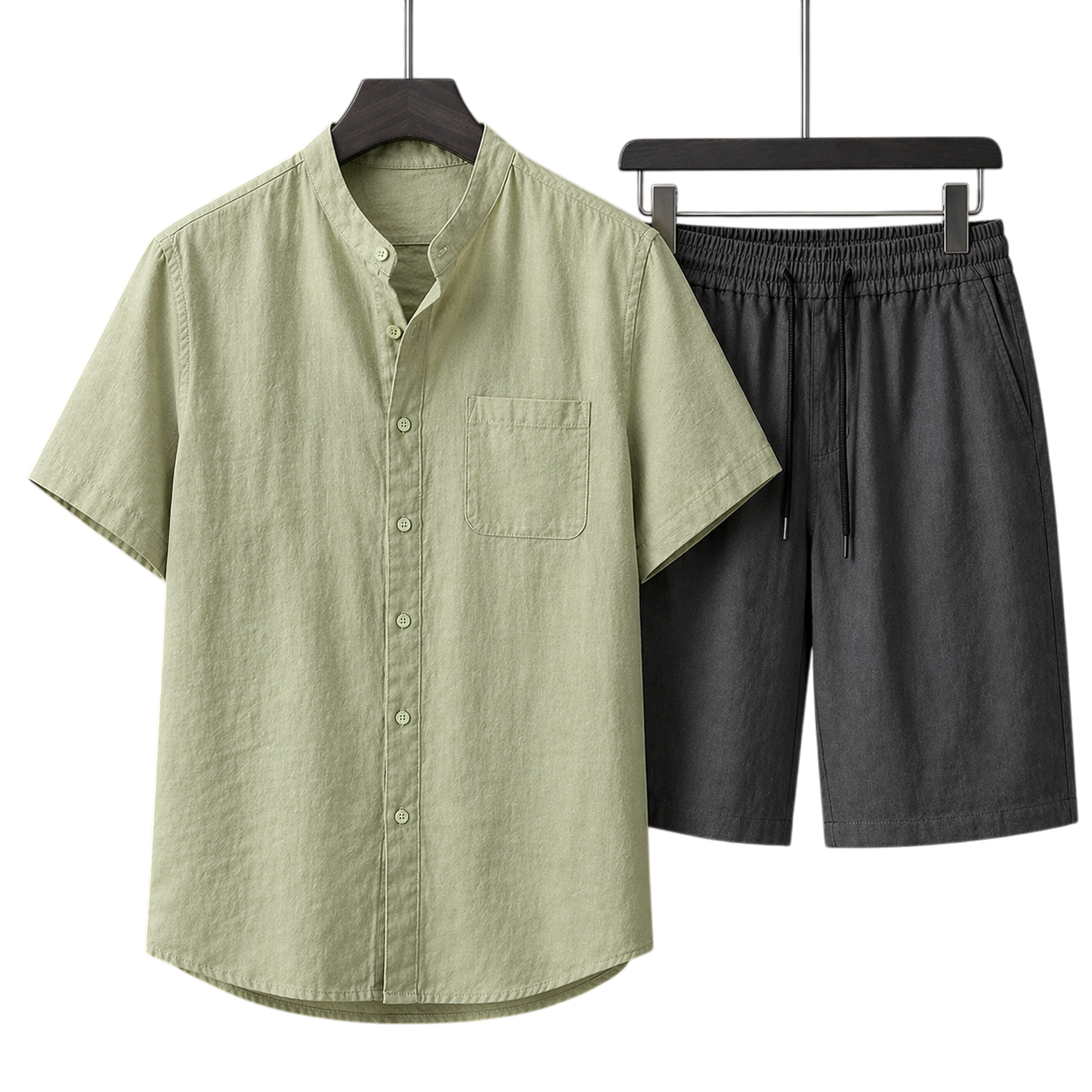 Nobile Linen Sage Moss & Midnight Slate Linen Set