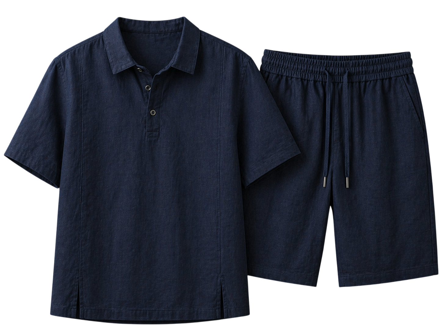 Monaco Midnight Navy Linen Set
