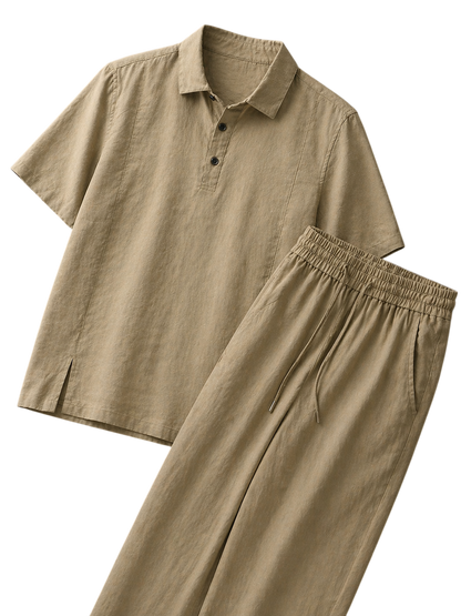 Netto Desert Khaki Linen Set