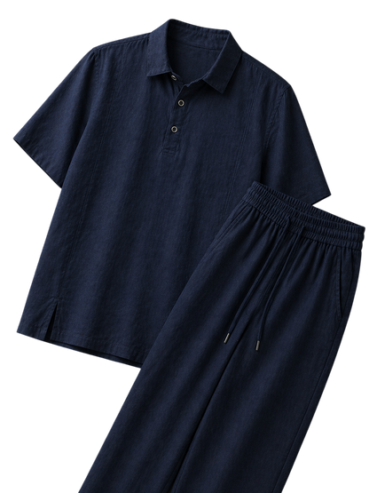 Netto Midnight Navy Linen Set