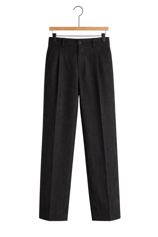 Novaro Tailored Cotton Trousers