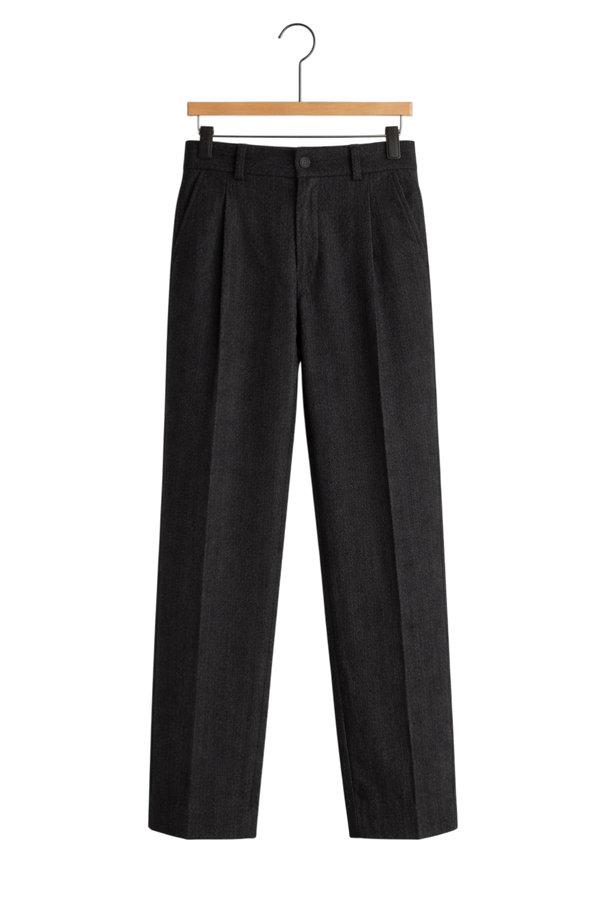 Novaro Tailored Cotton Trousers