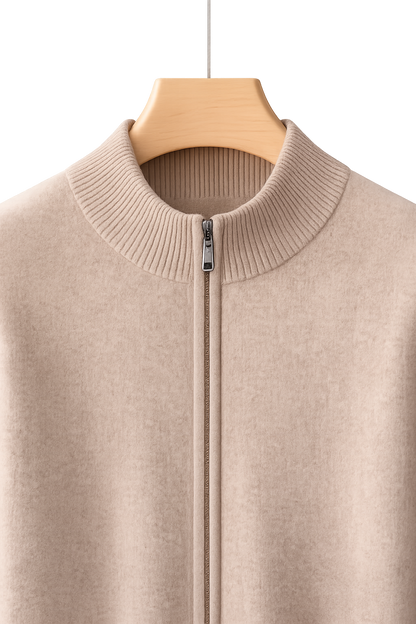 Aurel Zip Cashmere Jacket