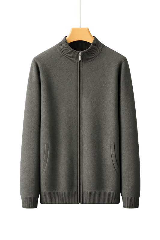 Aurel Zip Cashmere Jacket
