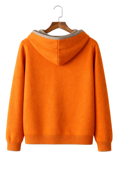 Valerio Maison Wool Reversible Zip Hoodie