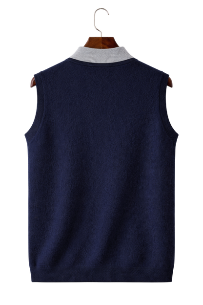 Valerio Maison Wool Zip Vest