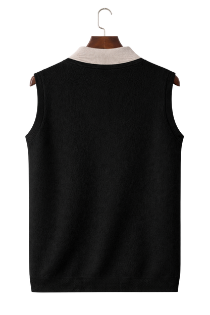 Valerio Maison Wool Zip Vest