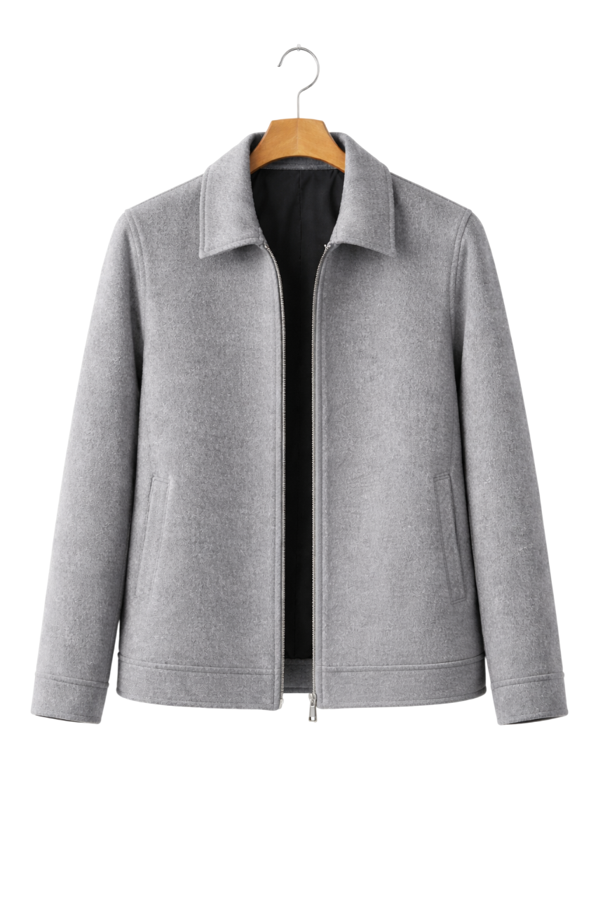 Aurelian Maison Wool Zip Jacket