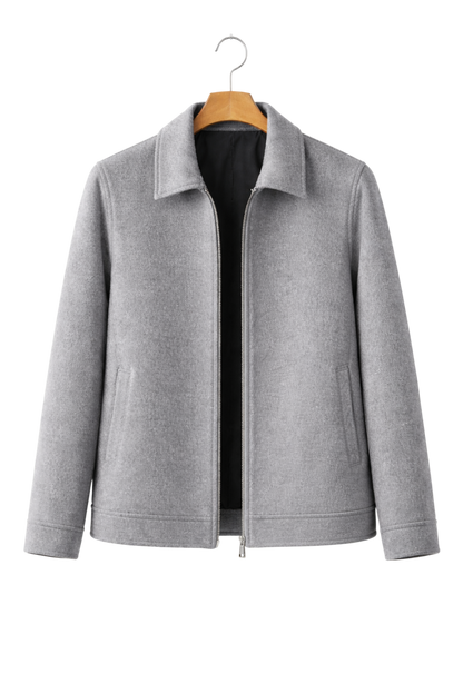 Aurelian Maison Wool Zip Jacket