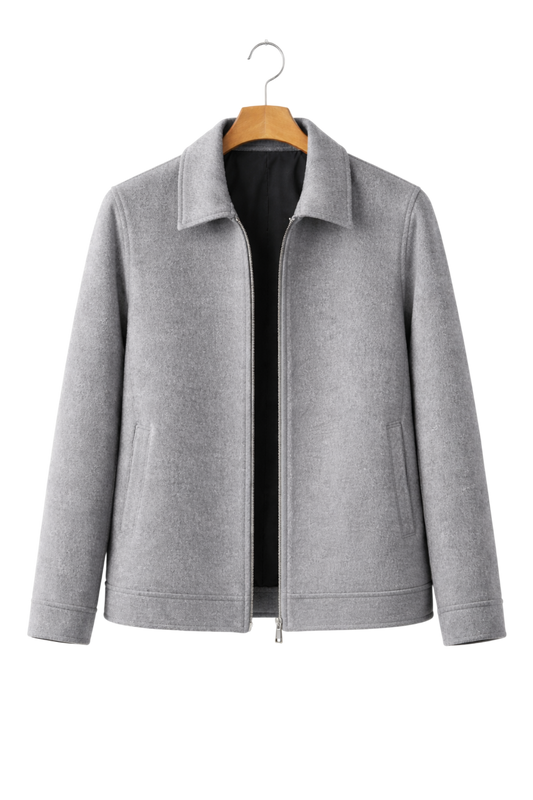 Aurelian Maison Wool Zip Jacket