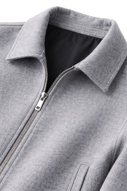 Aurelian Maison Wool Zip Jacket
