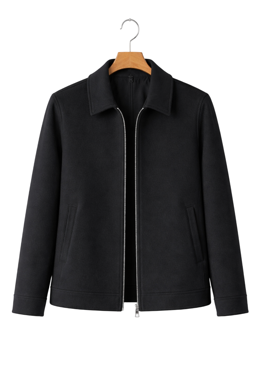 Aurelian Maison Wool Zip Jacket
