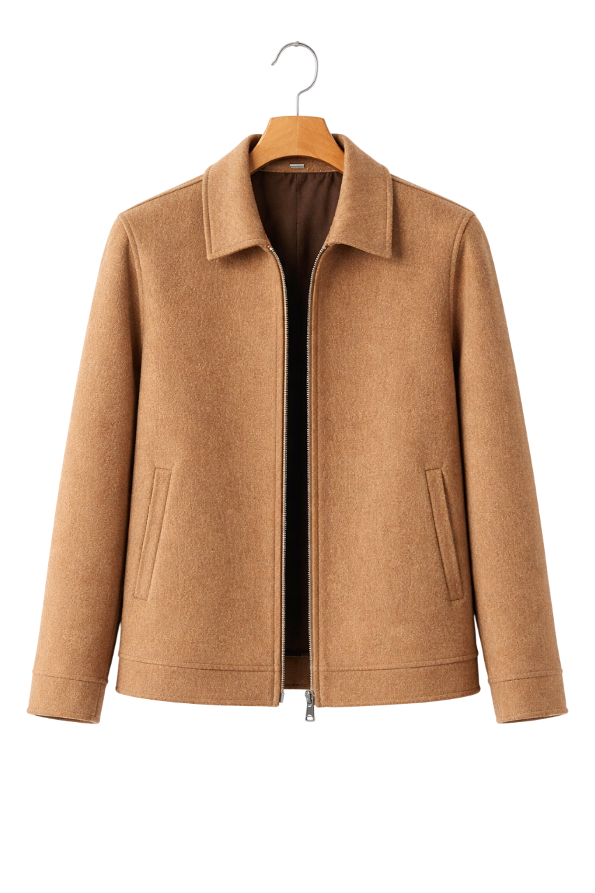 Aurelian Maison Wool Zip Jacket