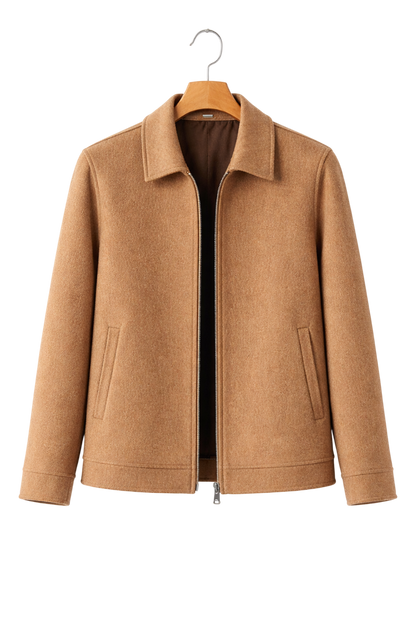 Aurelian Maison Wool Zip Jacket