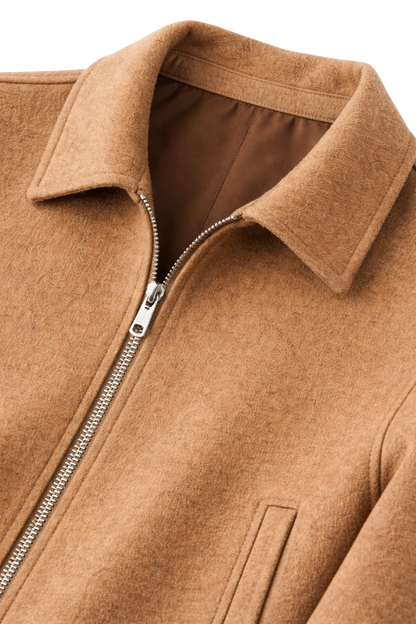Aurelian Maison Wool Zip Jacket