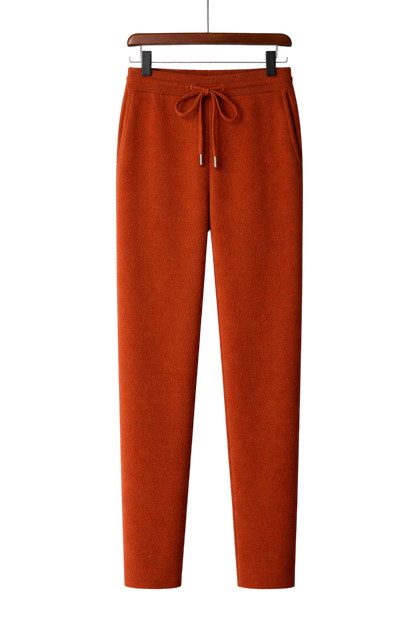 Wool Knit Straight Pant