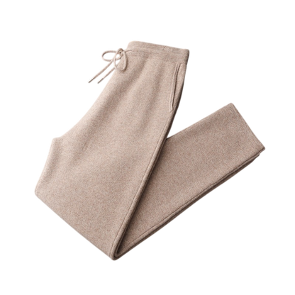 Wool Knit Straight Pant