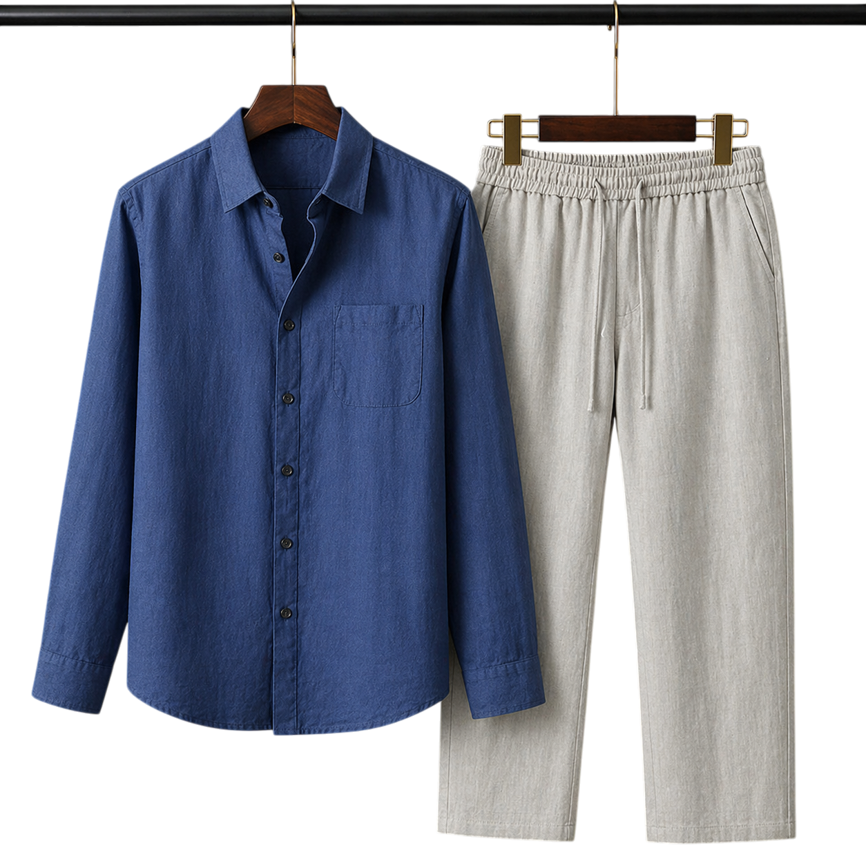 Pura Adriatic & Alabaster Linen set