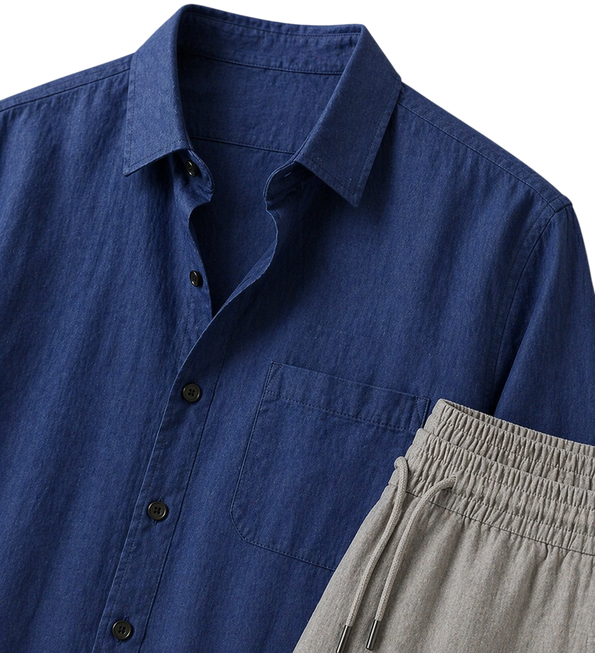 Pura Adriatic & Alabaster Linen set