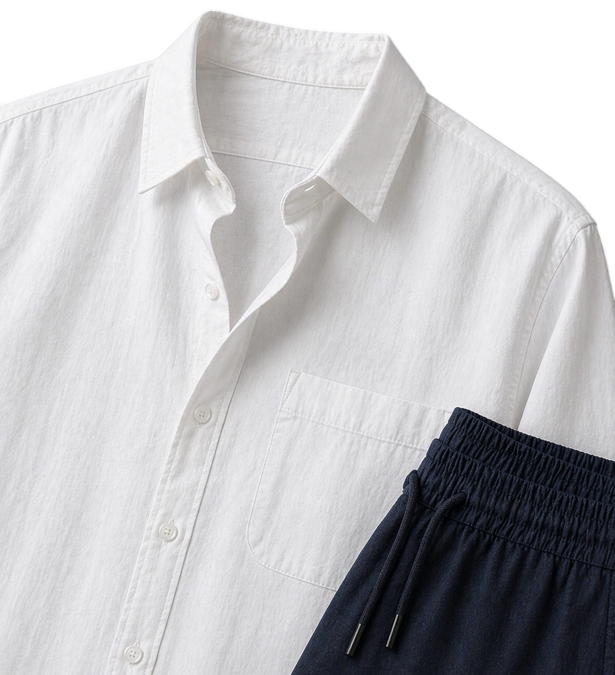 Pura Pearl & Midnight Linen set