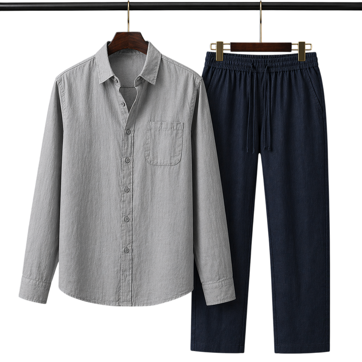 Pura Ash & Marine Linen set