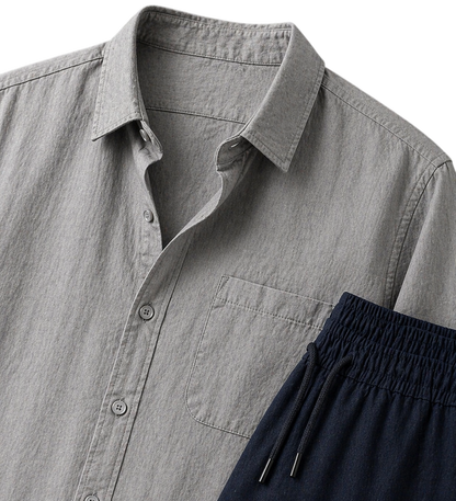 Pura Ash & Marine Linen set