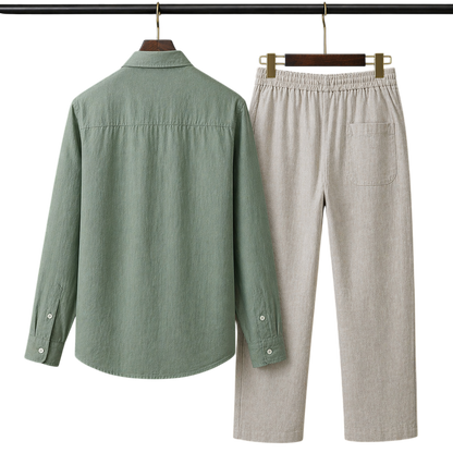 Pura Moss & Stone Linen set